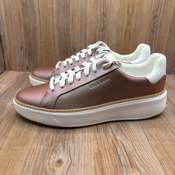 Cole Haan GrandPro Topspin Womens Shoes Sz 7B Multi Iridescent Ivory Sneakers - Picture 3 of 8